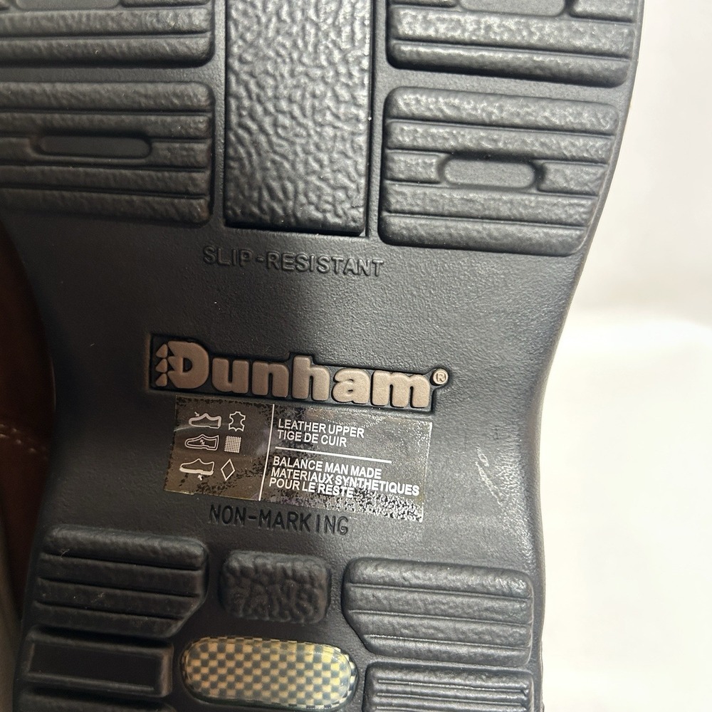 Dunham 8000 Mid Boot Waterproof Leather Upper Slip Resistant, Tan Men's Sz 8 4E - Picture 7 of 10